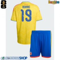 Maglie da calcio Colombia Rafael Santos Borre #19 Prima Maglia Bambino Mondiali 2026  Manica Corta (+ Pantaloni corti)
